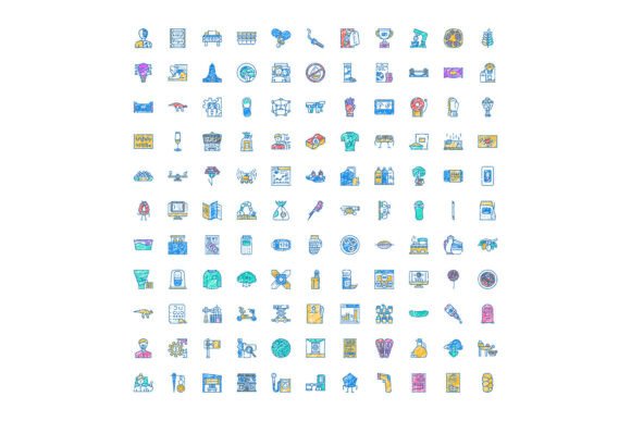 Collection of Various Doodle Icons Repre: A Versatile Visual Toolkit for Every Creator