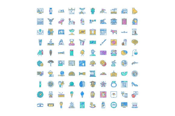 Creative Doodle Icons for Modern Design Projects