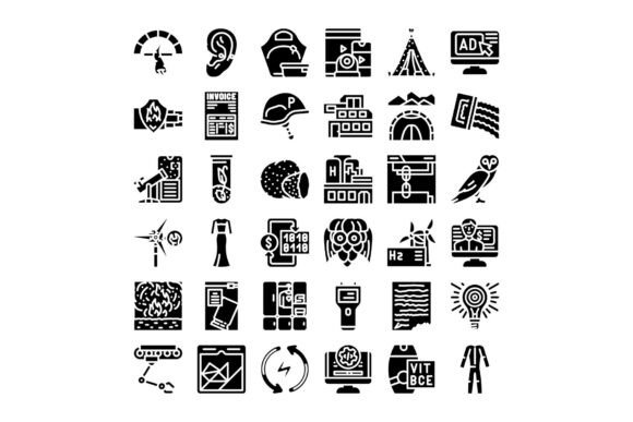 Glyph Vector Icons for Diverse Concepts