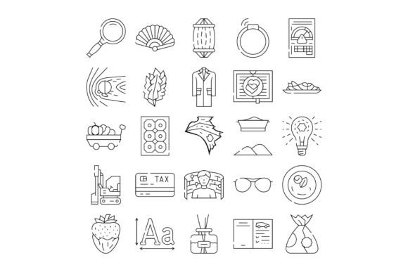 Linear Black Icons for Div: Modern Visual Solutions for Design Excellence