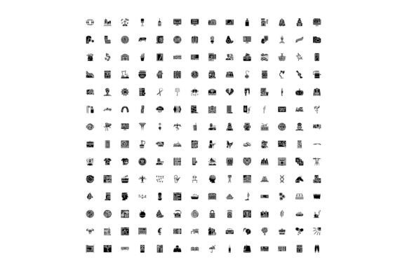 Minimal Black and White Icons Set for We: A Versatile Design Tool for Modern Creatives