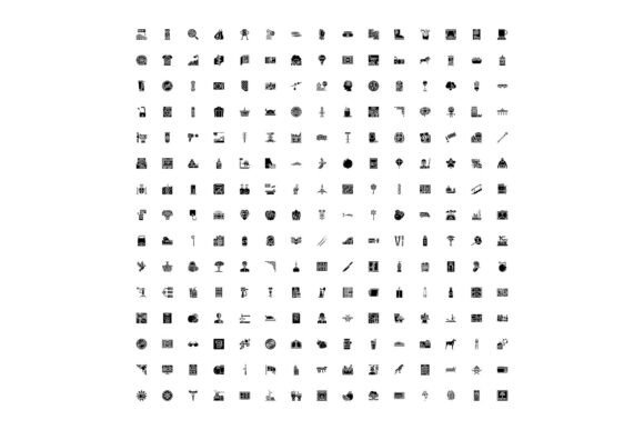Simple Glyph Black Icons: Clean Design for Versatile Projects