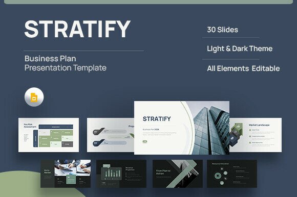 Stratify - Business Plan Google Slides