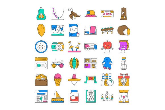 Various Objects and Food Items Line Art: A Smart Guide for Designers and Creators