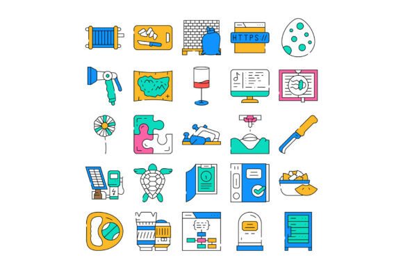 Vector Line Icons Set Conc: Simple, Scalable Design for Modern Projects